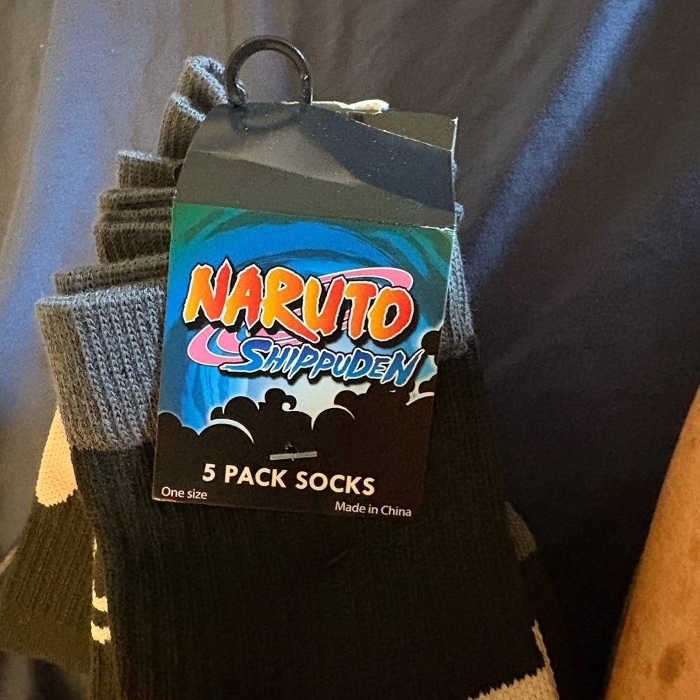 New- Naruto Shippuden
Y2K comfortable
character, ripple Junction
5 Pack Socks